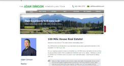 Desktop Screenshot of 100milerealestate.com